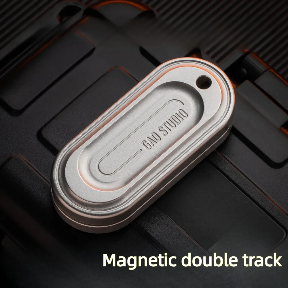 

GAO EDC Changfeng Gemstone Magnetic Stainless Steel Mechanical Metal Fingertip Push Card Decompression Toy