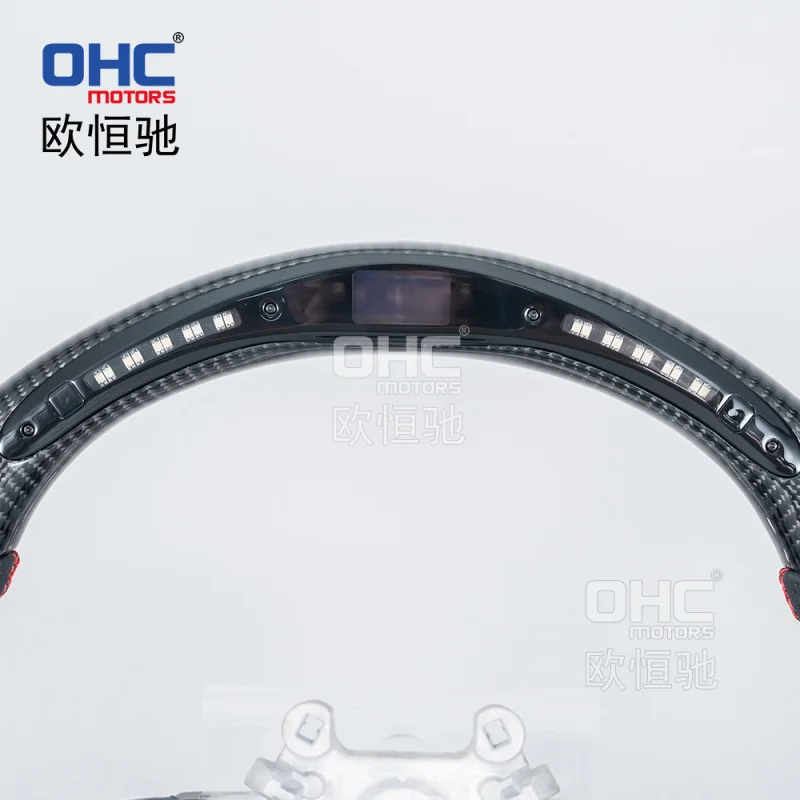 For JEEP Wrangler 2010-2014 American carbon fiber LED off-road vehicle steering wheel upgrade modification