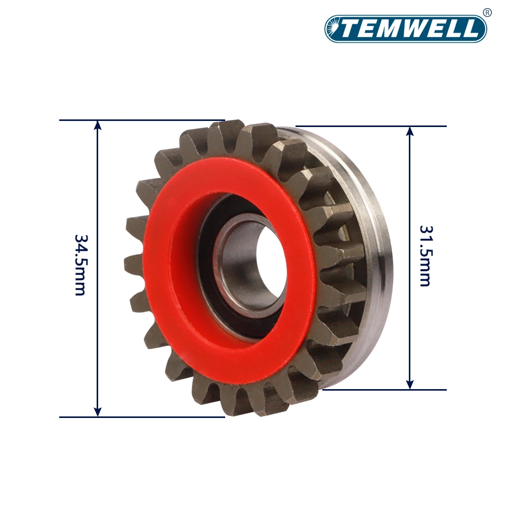 Fronius Drive Roll V U Knurl Groove Welding Machine 0.8/0.9-1.0/1.2/1.4-1.6mm 31*34*12 Red black blue white welding accessories