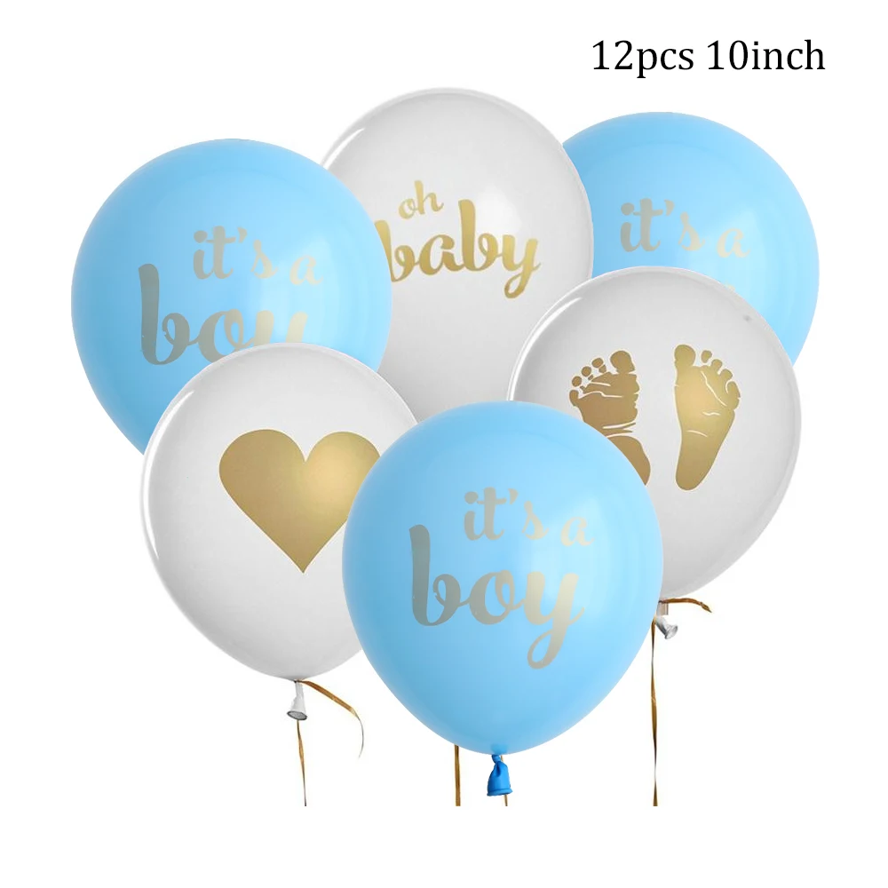 Baby Shower Decoration Mommy To Be & Dad To Be Pink /Blue Badge Shoulder Strap Sash Set Baby Gender Reveal DIY Party Supplies