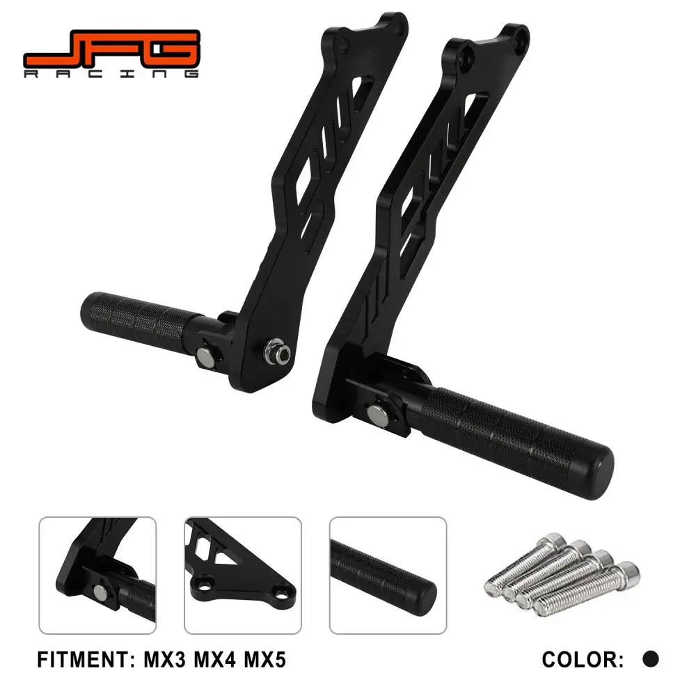 

Для Talaria Sting MX3 MX4 MX5 мотоциклист подножка опускающий кронштейн шоссе ноги передние кронштейны подножки 6061 алюминий