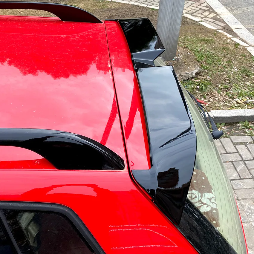 For 2003-2008 VW Polo 4 MK4 9N 9N3 Upper Trunk Lip Tail Wings Exterior Accessories Body Kit Tuning Car Rear Roof Spoiler Wing view 3