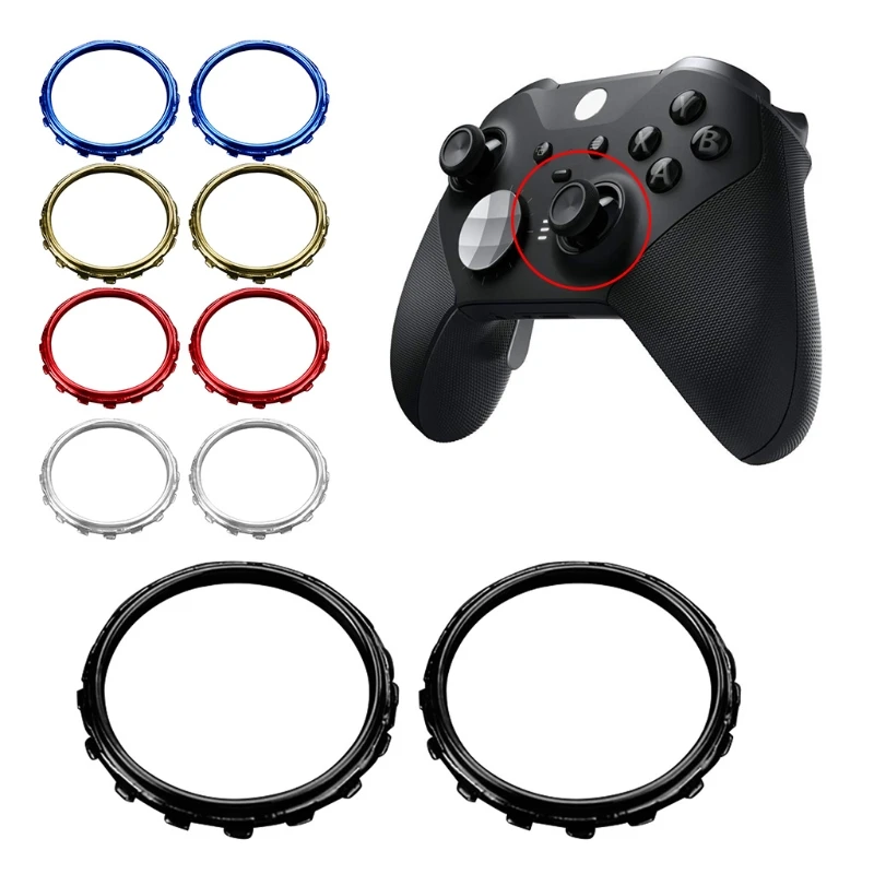 1 Pair Replacement 3D Thumbstick Rings for Xbox Controller Accessories High Quality Parts