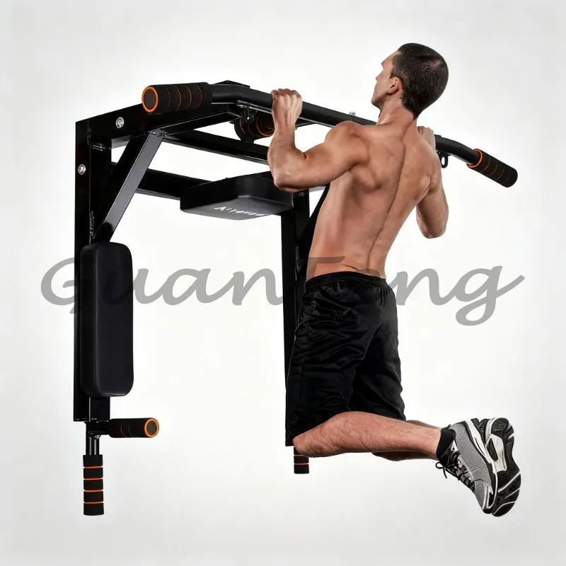 Wall‑Mounted Stainless Steel Pull‑Up & Chin‑Up Bar, Multifunctional Durable Home Gym Equipment for Bodyweight Strength Training