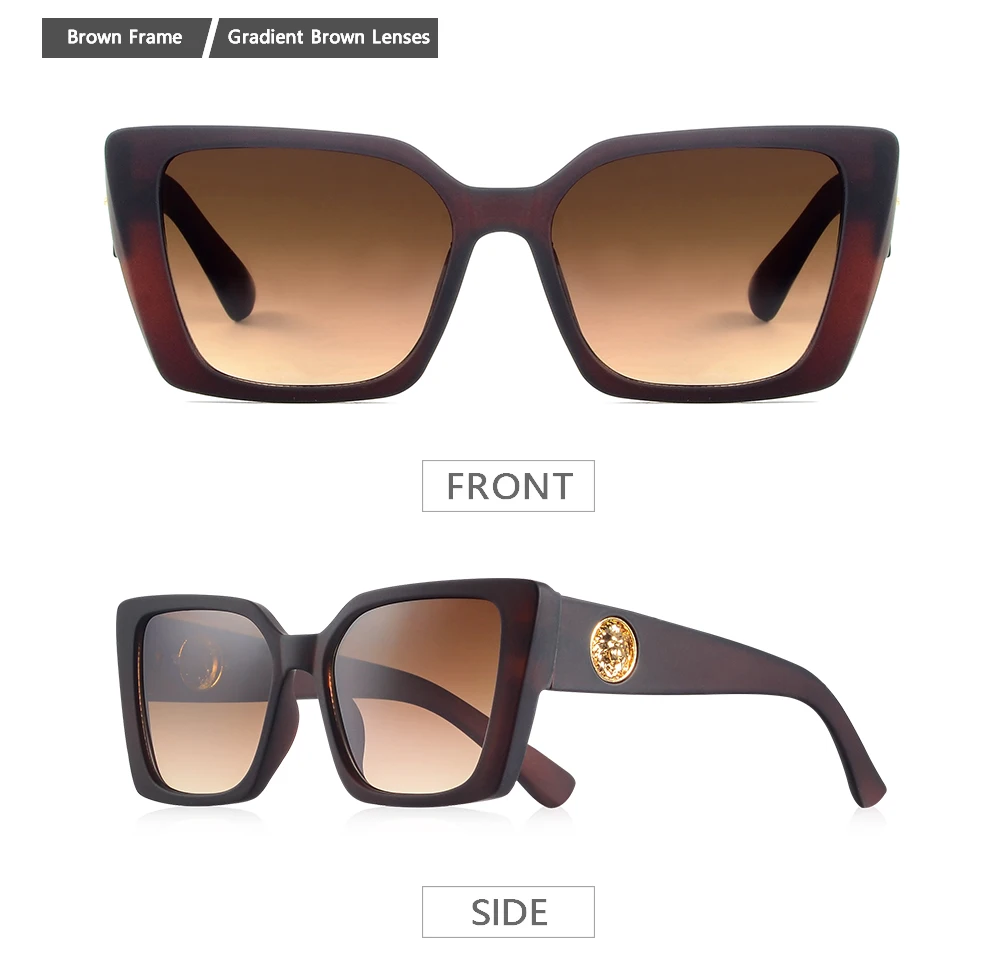CRIXALIS Trendy Cateye Sonnenbrille Frauen 2025, Mode, Blendschutz, Farbverlauf, Sonnenbrille, weiblich, Outdoor, Reisen, Shades, Damen, UV400 – Detail 8