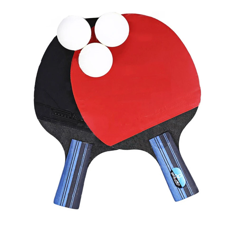 

1Pc Table Tennis Racket Set Double Side Rubber Face Durable Ping-pong Bat Training Equipment