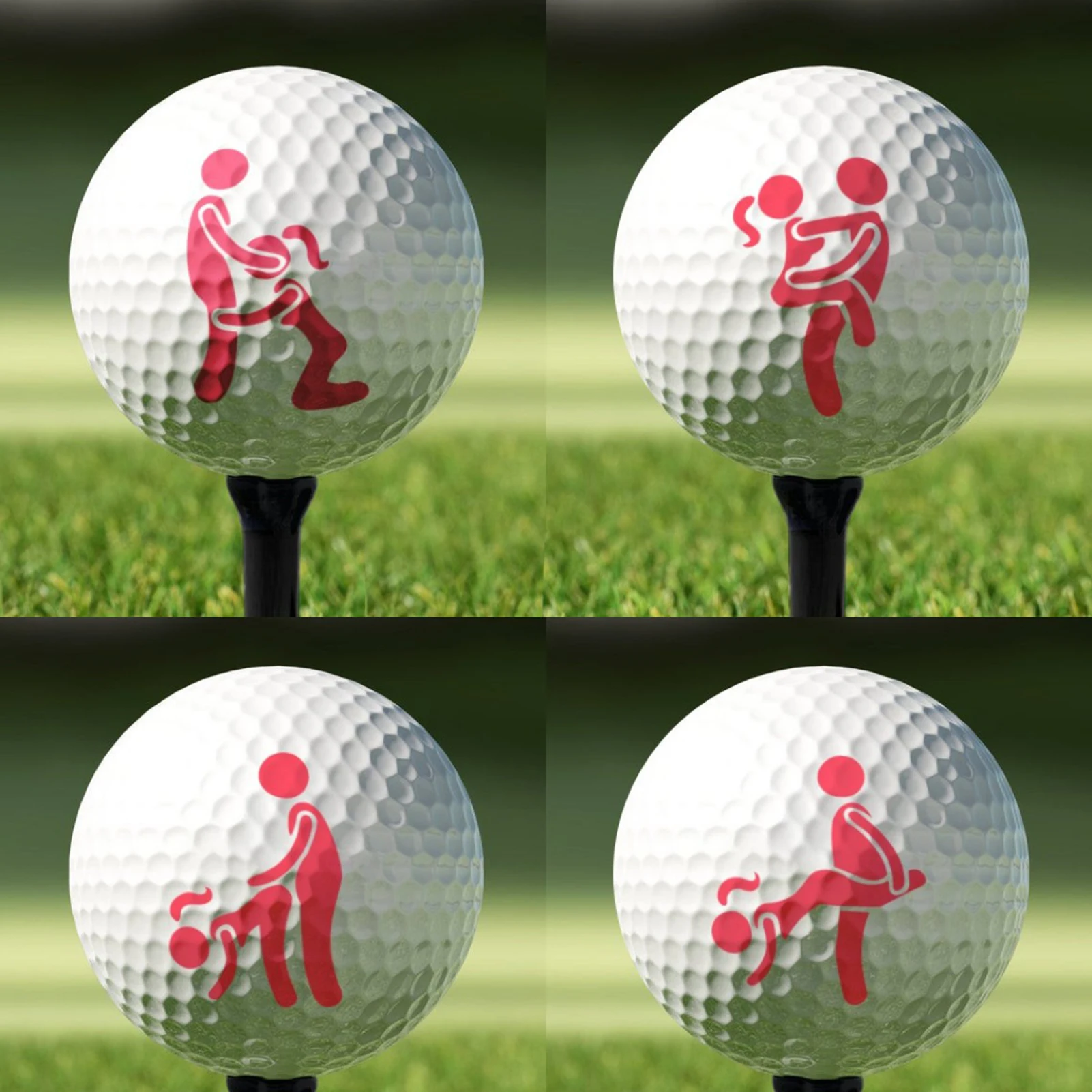 Golfbal Liner Roestvrij Staal Golf Lijn Marker Volwassen Humor Patronen Tekening Alignment Stencils Markering Tool Golf Accessoires