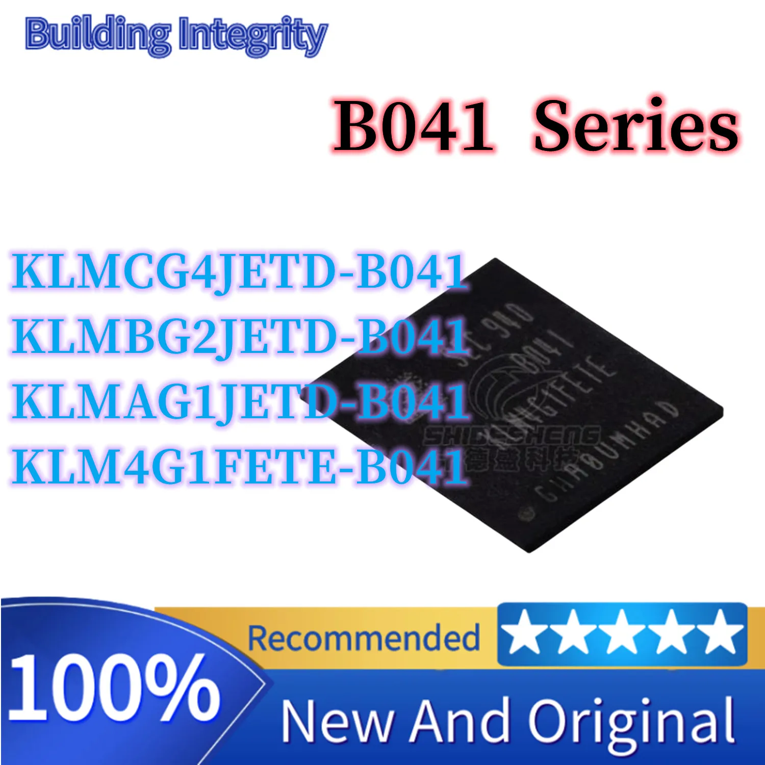 KLM4G1FETE-B041 KLMAG1JETD-B041 KLMBG2JETD-B041 KLMCG4JETD-B041 New original authentic eMMC IC chip