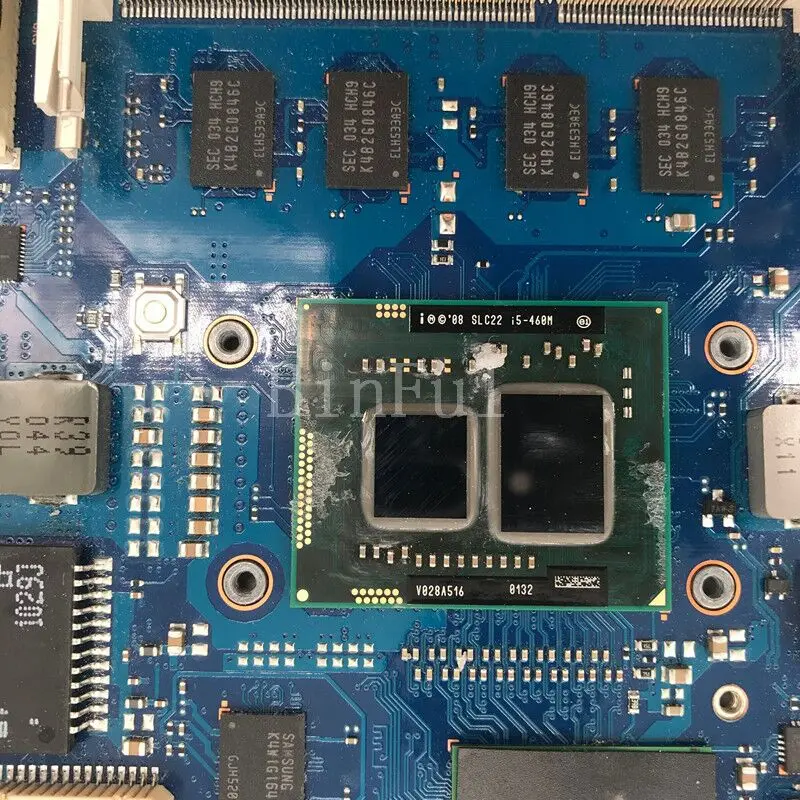 لسامسونج NP-SF310 BA92-07122A N11M-GE2-S-B1 اللوحة الأم للكمبيوتر المحمول مع SLC22 I5-460M وحدة المعالجة المركزية 100% تم اختبارها بالكامل وتعمل بشكل جيد