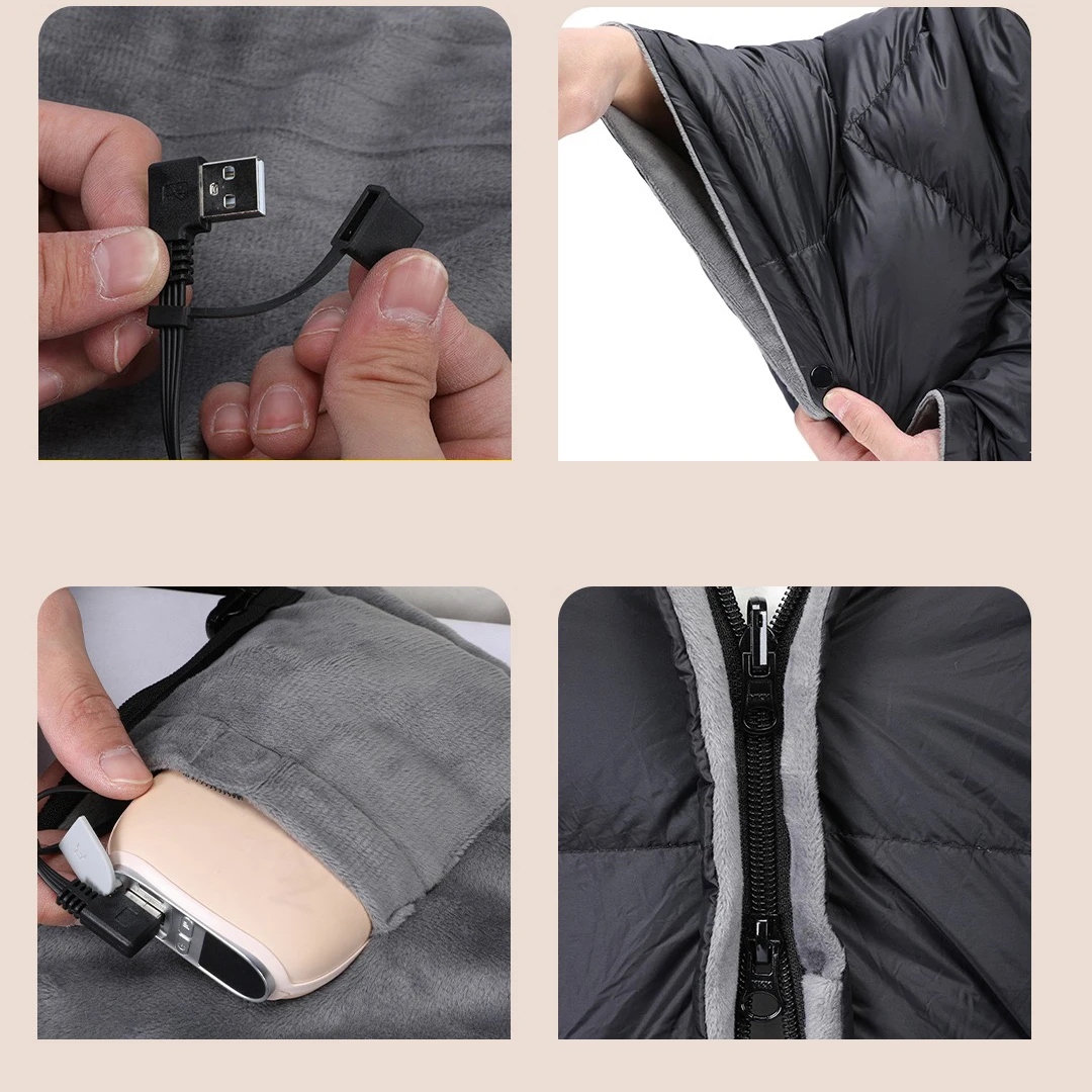 Cobertor de Pluma Aquecido USB - Outdoor Hunting Blanket avaliação e preço