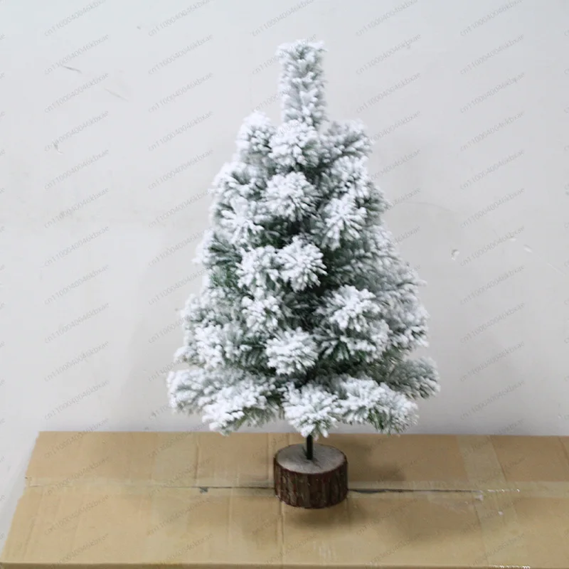 

White Encrypted Simulated Snow Tree Creative Scene Decoration Christmas Tree 60cm