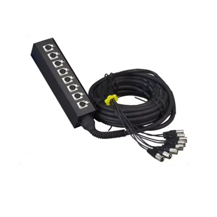 2025 رائجة البيع OEM ODM جودة عالية سعر المصنع XLR الصوت ثعبان كابل مع صندوق المرحلة 8/12/16/20/24/32 قناة 5 متر 10 متر 15 متر 20 متر #1