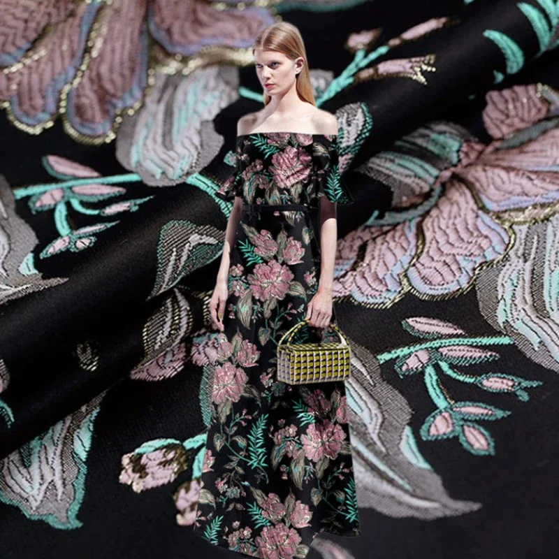 

Жаккардовая парча, европейский бренд, дизайнерское осенне-зимнее платье, плащ, костюм, модная мужская ткань, ткань