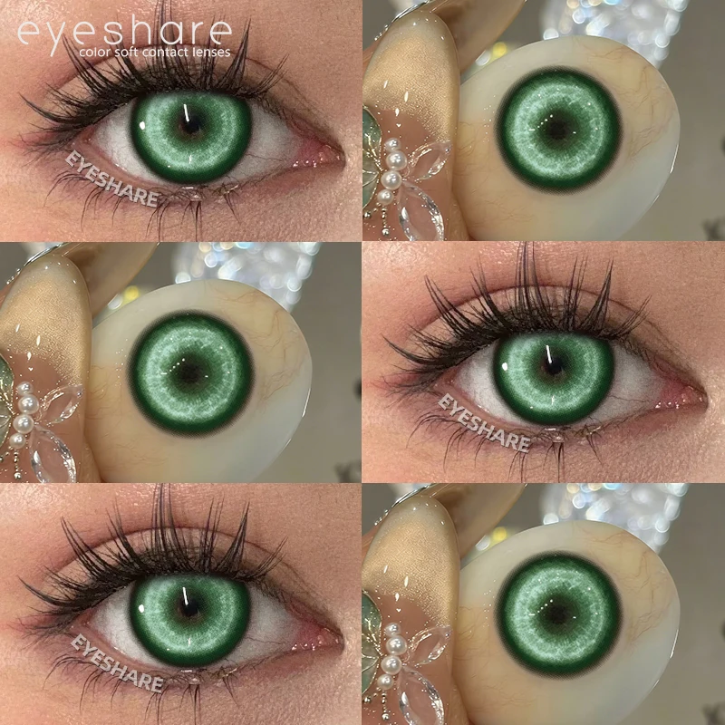 EYESHARE 1 Paar Rote Cosplay-Farbige Kontaktlinsen für Augen Verrücktes Halloween-Make-up Farbige Augenlinsen Anime-Zubehör – Detail 36