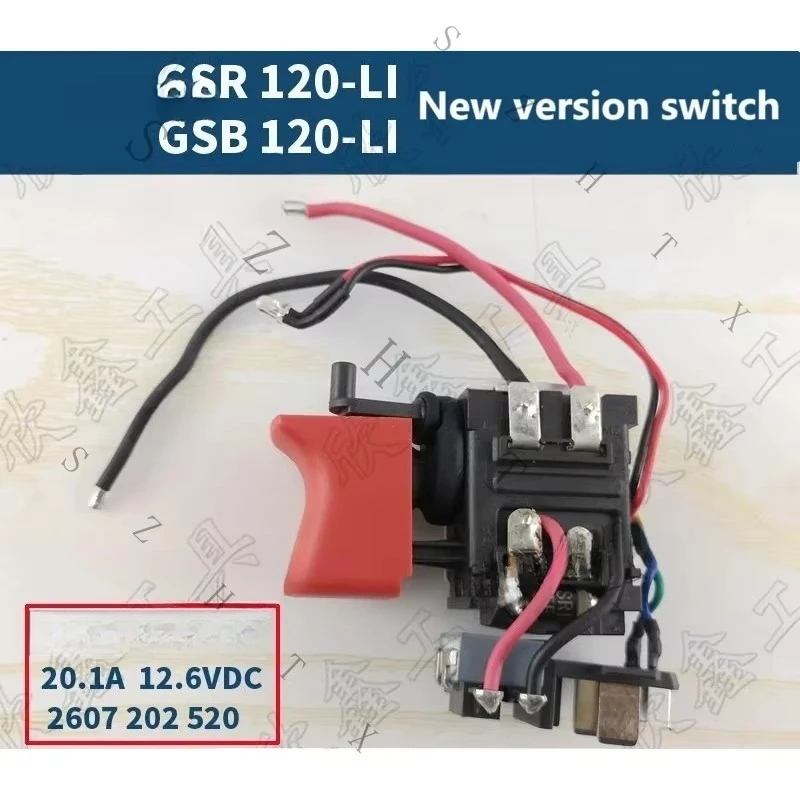 For KEDU DL7 DL2A/2 Trigger Switch 2607202520 Replacement Parts for GSB120-LI GSR120-LI Cordless Drill
