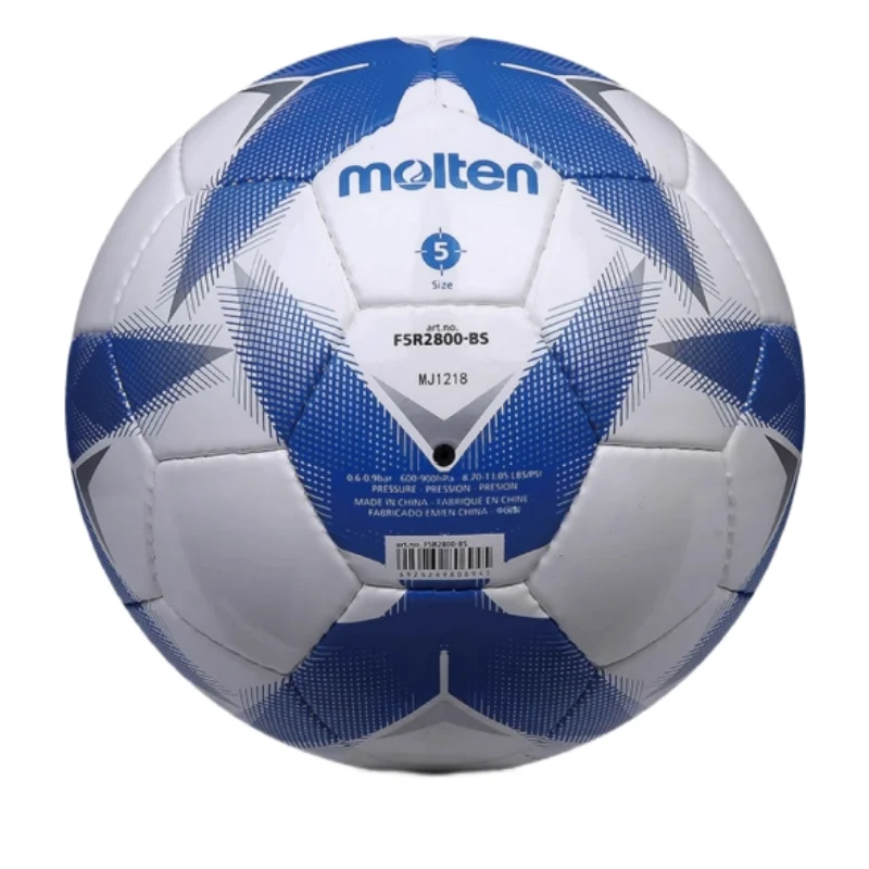 

Original Molten Standard Pu Soccer Ball, Hand Stitched, Size 5, Designed for Competition and Training, Adult Beach Volleyball, Adult Soccer Balls, Team Sports