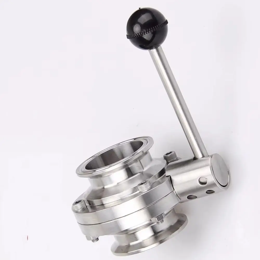 

Зажим Φ19Φ25Φ32Φ38Φ45Φ51mm OD50.5/64mm Поворотный клапан Санитарный SS304 Для домашнего пива Молочных продуктов