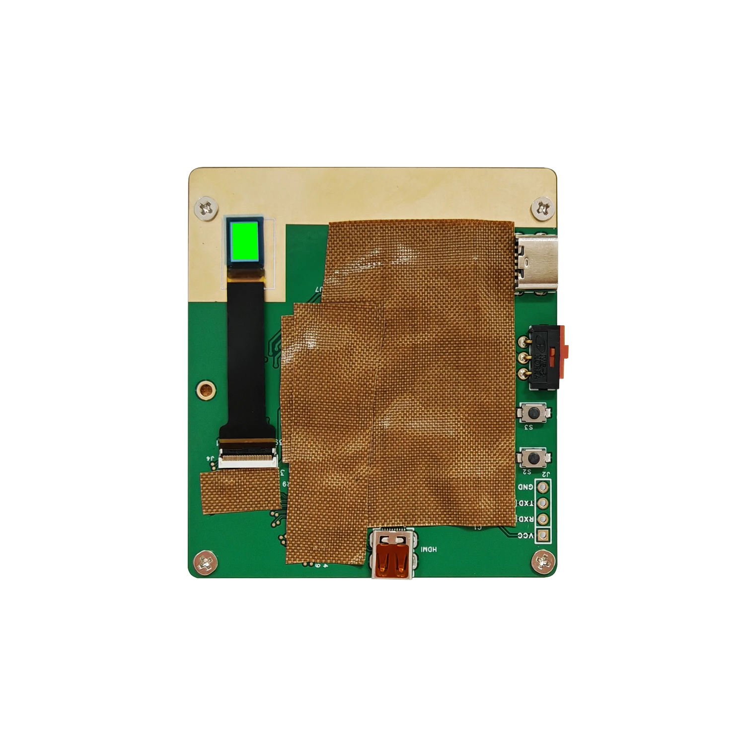 0.23 Inch 640x400 Micro Display Module Screen High Brightness Full Color And Mono Green With HDMI Driver Board Kits For AR VR