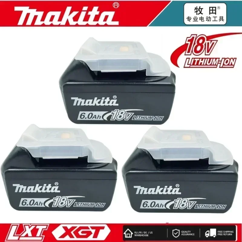 BL1860B Makita li-ion Battery 100% Original for Makita 18V power tools DDF487 DTW190 DTD156 DHP485 Replacement Lithium battery