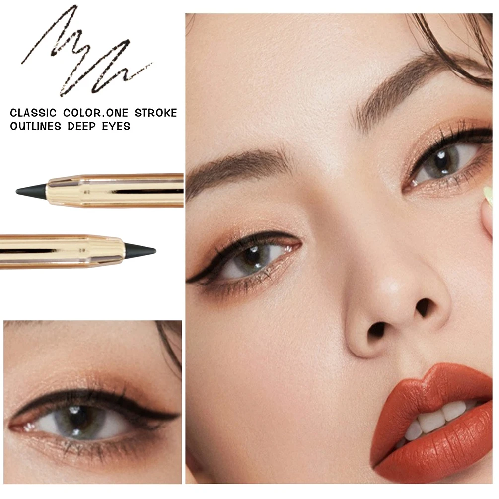 Matita per eyeliner a 4 colori con etichetta privata da 1,8 g Logo personalizzato Eyeliner retrattile automatico Trucco impermeabile resistente al sudore e non sbavato