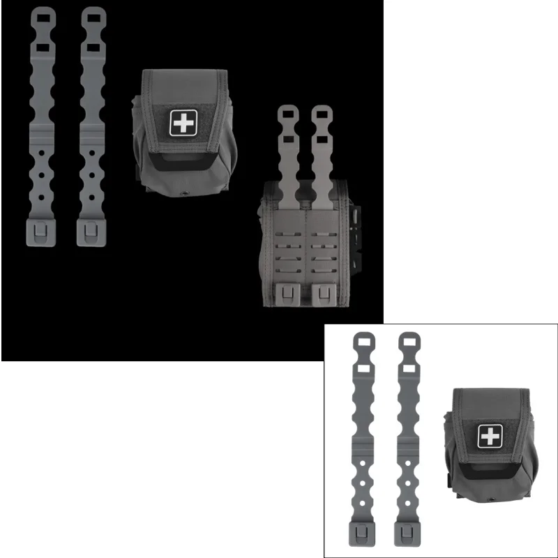 

Small First Aid Pouch | MOLLE Compatible First Aid Kit Compact Organizer | For Hunting Vest Accessories