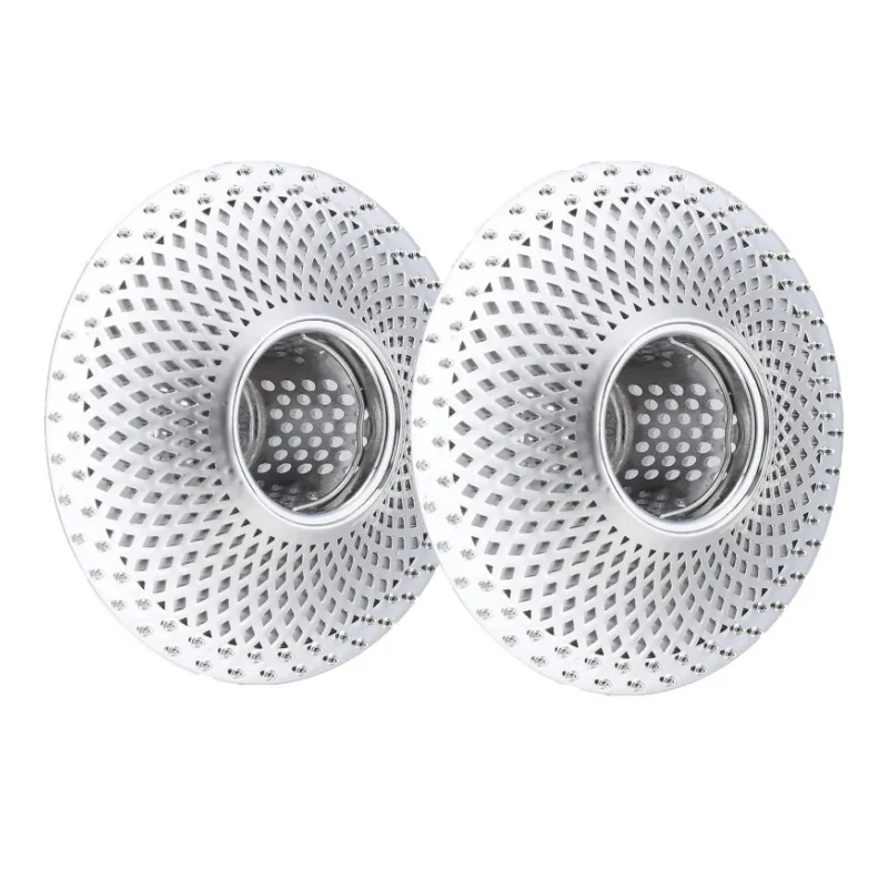 Detachable Drain Hair Catcher Catch Hair Alloy Shower Drain Hair Stopper Bathroom Sink Strainer Tub Drain Protector