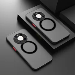 Fashion Wireless Charging Case for Huawei Mate50 50Pro MATE40 40PRO 40E MATE30 30Pro P50Pro Mate20 Pro Frosted Hard Phone Case