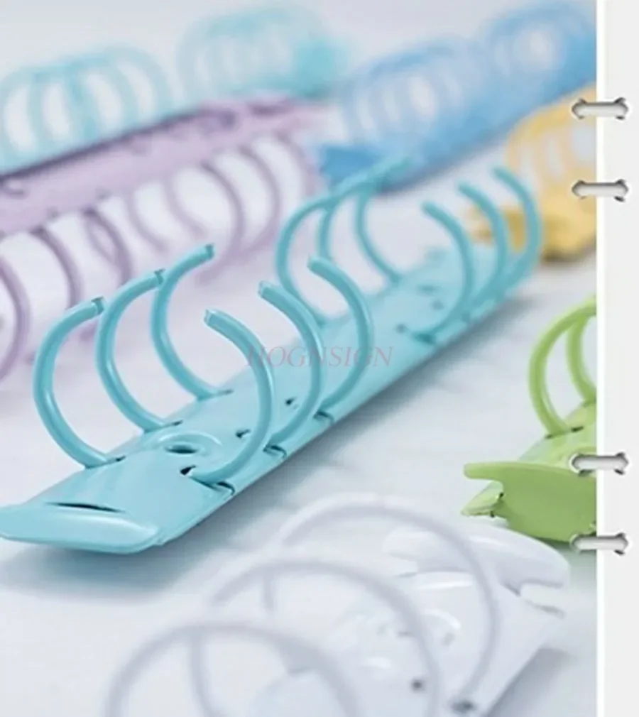 Colorful high-value binder buckle ring, detachable metal clip, mini binder ring, Macaron color