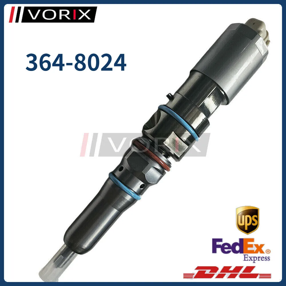 

Fuel Injector 364-8024 3648024 For CAT C9.3 Engine D6T D7E E336F Excavator