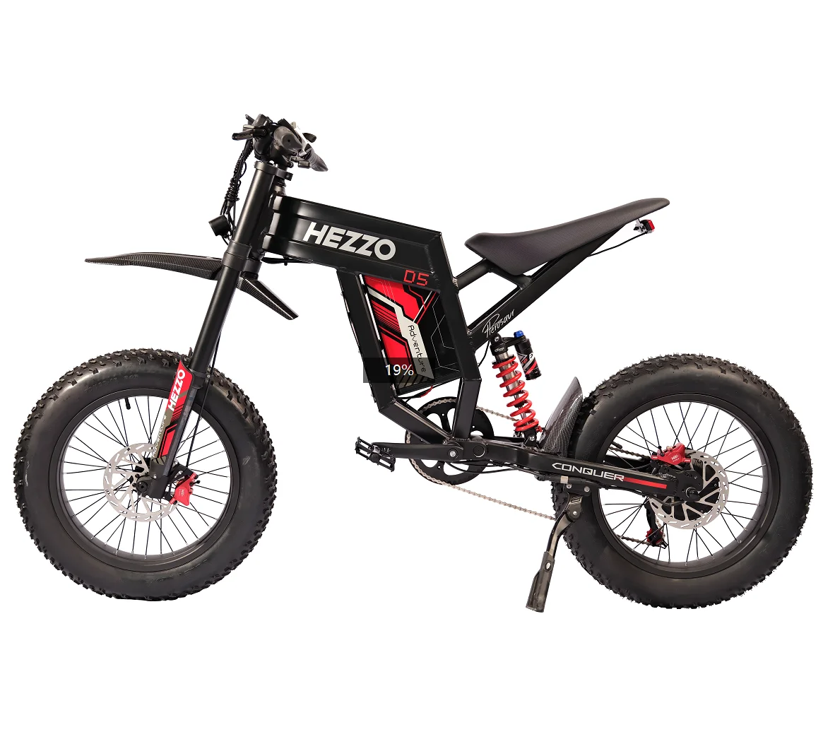 

HEZZO Ebike D5 60 В 3000 Вт 20 дюймов Мощный крестовый мотоцикл 30 Ач 70 км/ч 160 Нм 120 км Dirtb Велосипед Электрический велосипед ЕС Великобритания США Склад