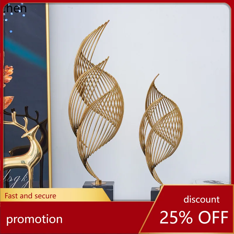 

ZML Metal Marble Ornament - High-end Decorative Craft for Home, Living Room, and Office