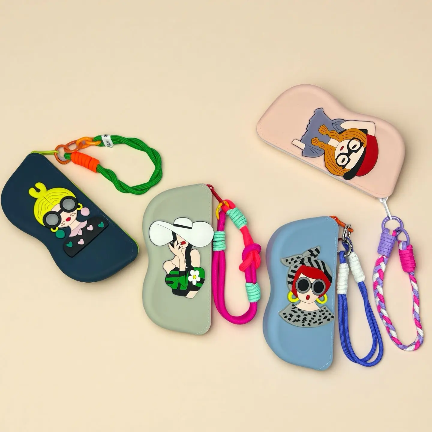 

Waterproof Glasses Pouch Eco-Friendly Sunglasses Protective Cover Silicone Glasses Bag Portable For Travel Car Bag Purse