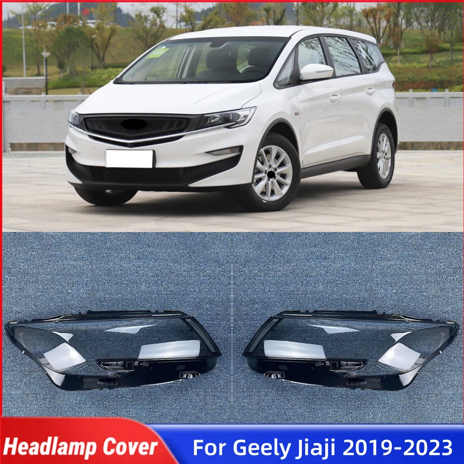 

For Geely Jiaji 2019 2020 2021 2022 2023 Car Front Headlight Lens Cover Lampshades Lamp Headlights Cover