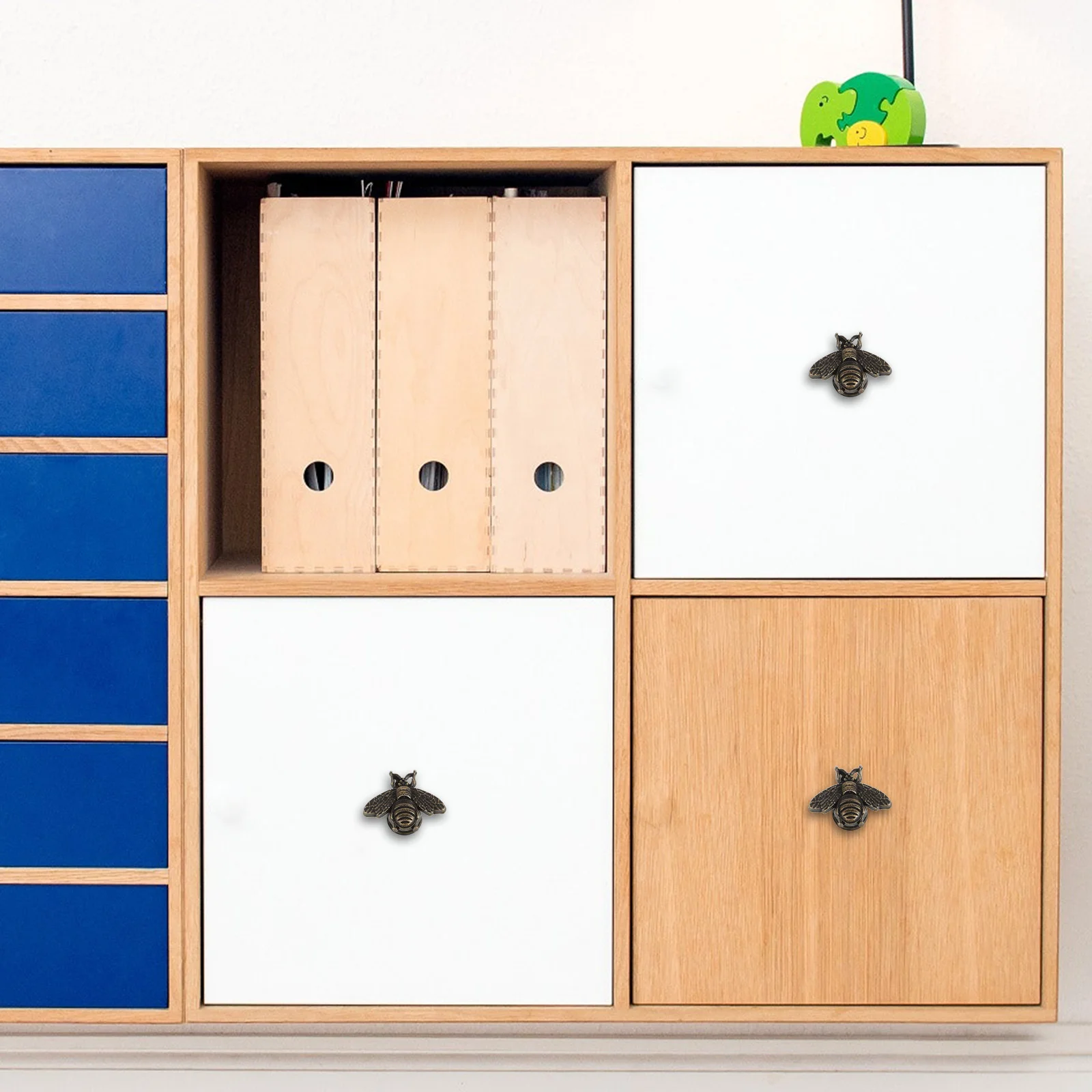 10 stuks kastknoppen vintage bijen ladegrepen metalen dressoir trekt voor kast kledingkast kast meubelbeslag