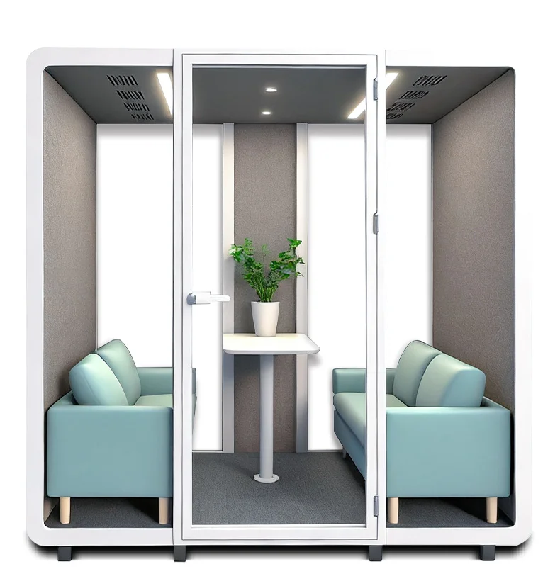 Silent Cabin Recording Studio Phone Booth Work Pod Meeting Pod Mobile soundproof room for Home Office Use Quiet Space