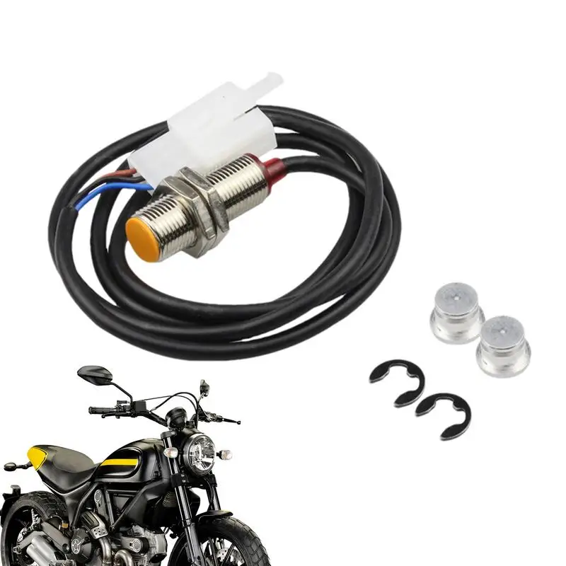 

Motorcycle Meter Sensor Cable Magnetic Motorcycle Speedometer Sensor Wire Motorcycle Speedometer Speed Sensor Adapter Cable
