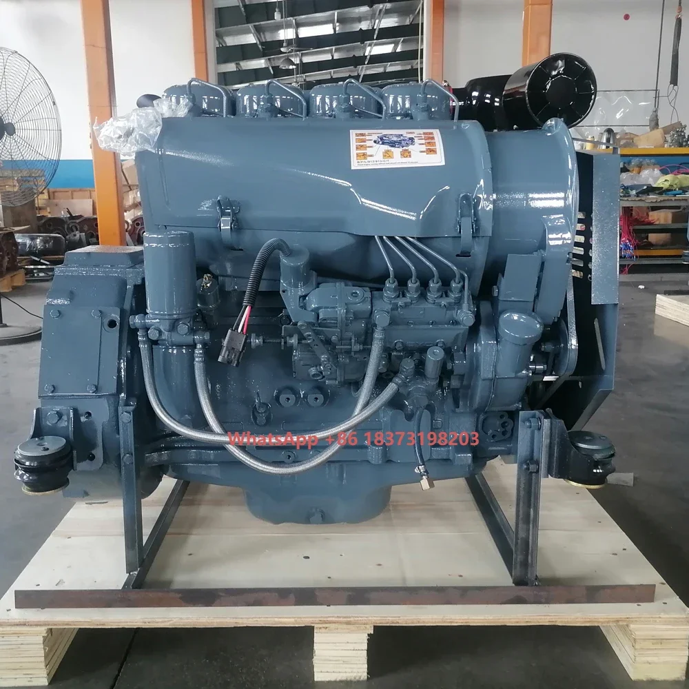 4 Cylinder F4l912 air Cooled Engine and Transmission for deutz Agriculture Construction Machinery Mini Tractor Motor 50kw
