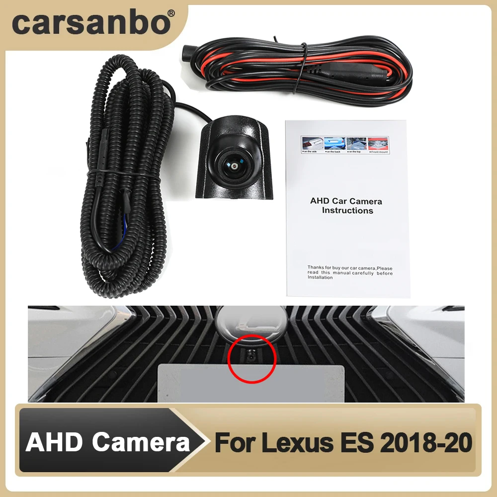 Carsanbo Car Front View OEM Camera  For Lexus ES 2018 2019 2020 Night Vision Fisheye Wide Angle 150°