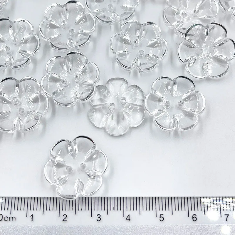 20 pcs 20mm Silver Rose button craft/sewing/baby lot PT369