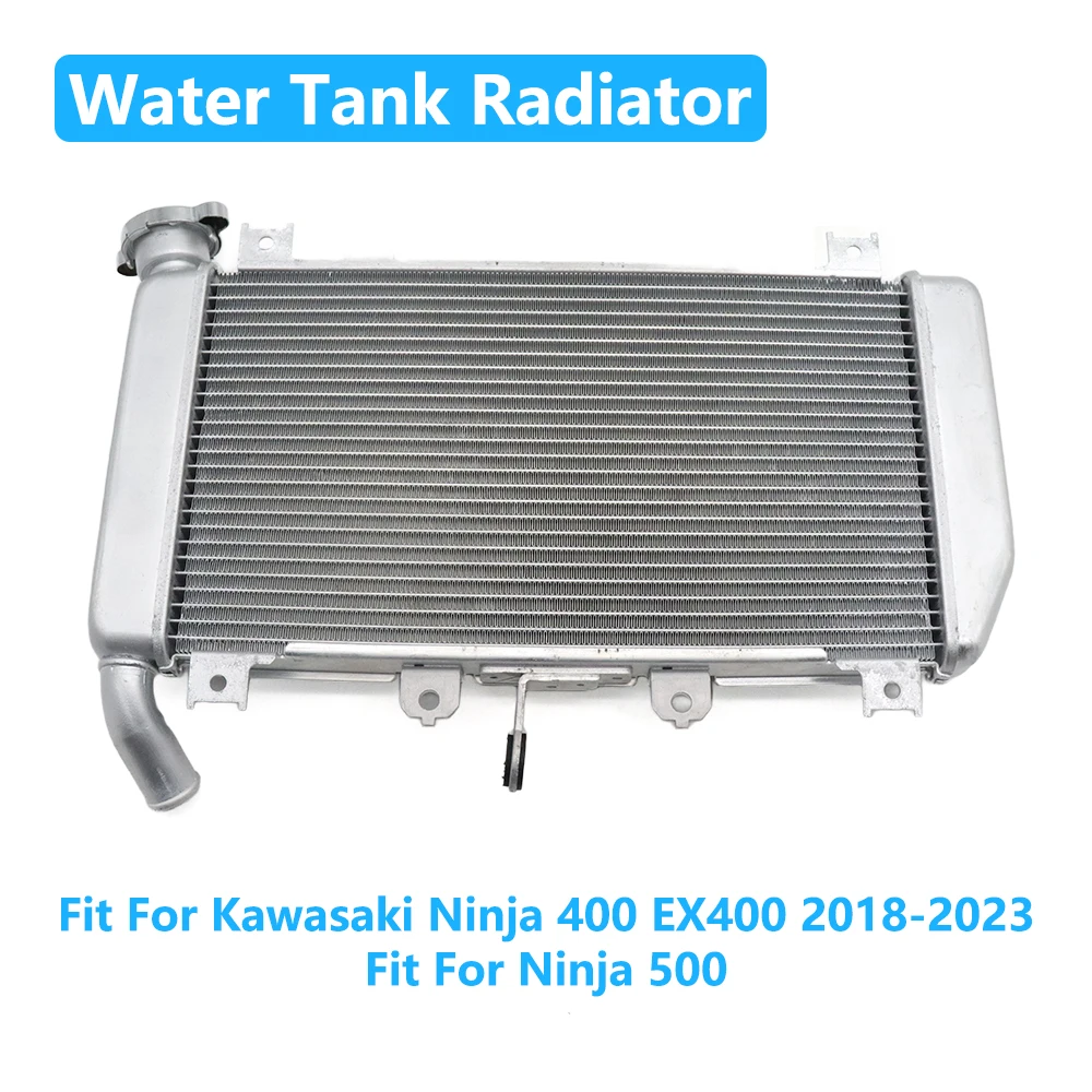 

Motorcycle Water Tank Radiator Cooler Water Cooling For Kawasaki Ninja400 Ninja 400 EX 400 EX400 2018-2023 Ninja500 Ninja 500