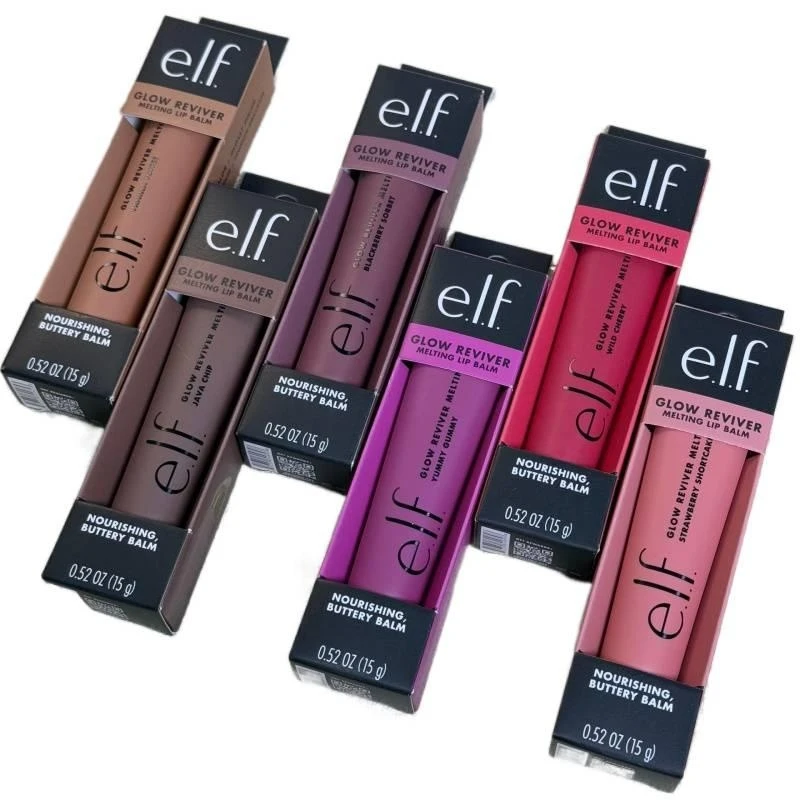 e.l.f. Bálsamo Labial Fundente Glow Reviver, Brillo Labial Nutritivo con Color y Fragancia, Cuidado Labial Hidratante de Larga Duración con Brillo