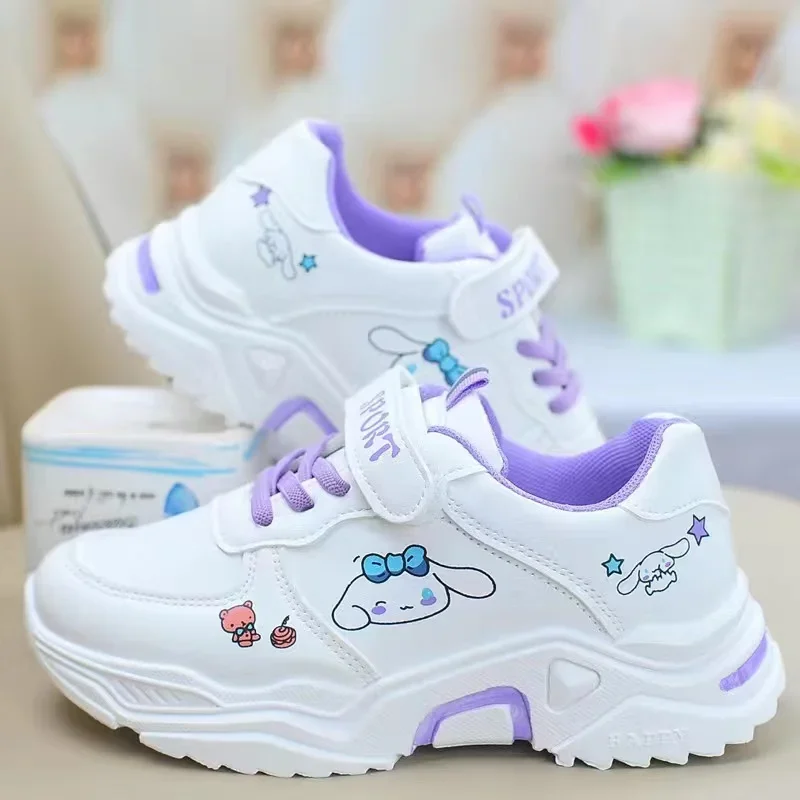 

Sanrio Cinnamon Girls Boys Flat Running Shoes Soft Sole Breathable Sneakers Children's Casual Shoes sports shoes