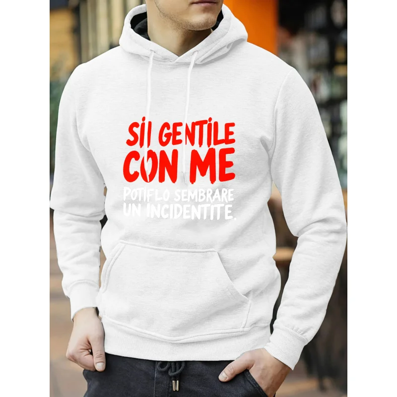 Men's Hoodie White …