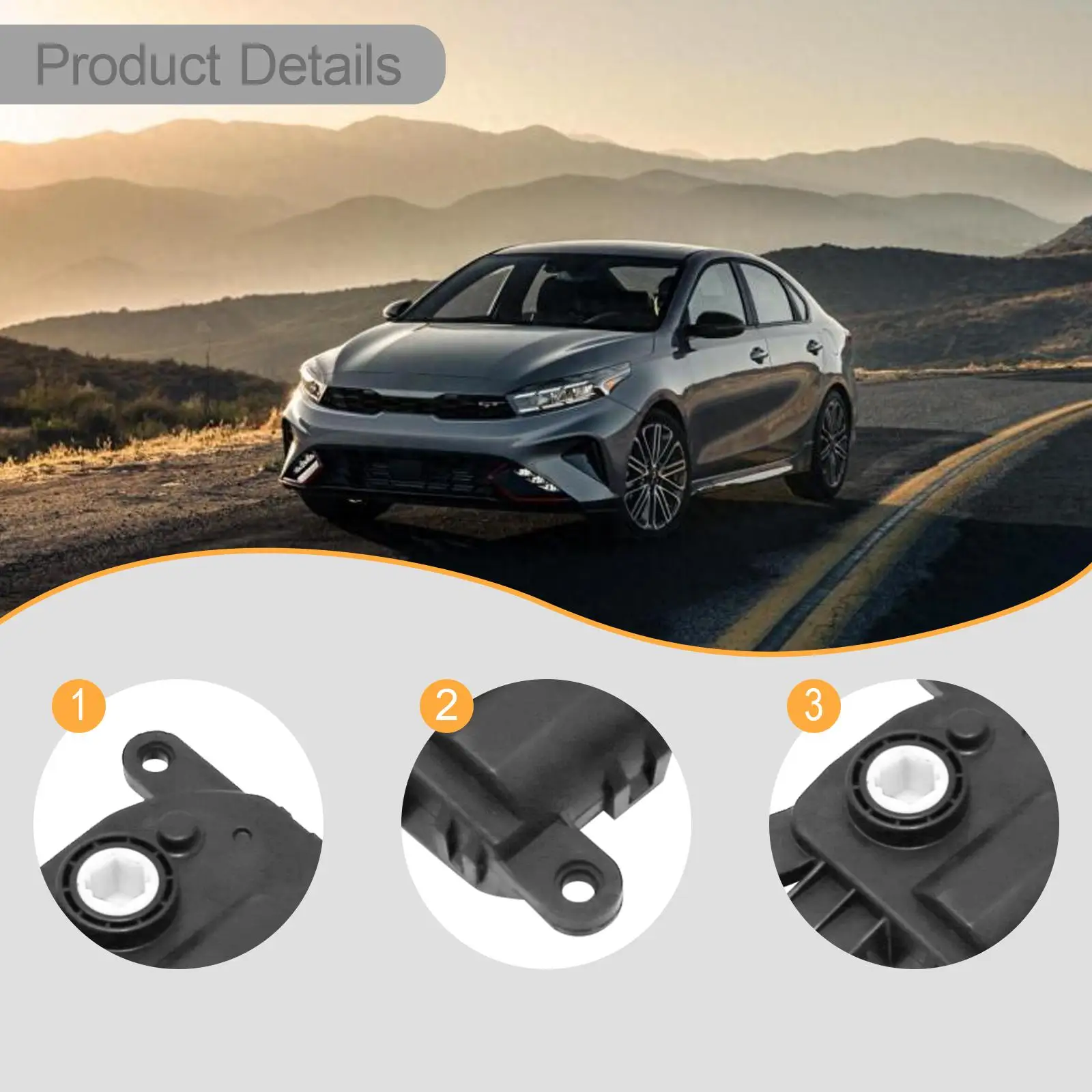 

Spare Part Automotive Accessories Assembly Heater Blend Actuator Plastic HVAC Door Motor for Hyundai Accent Kona