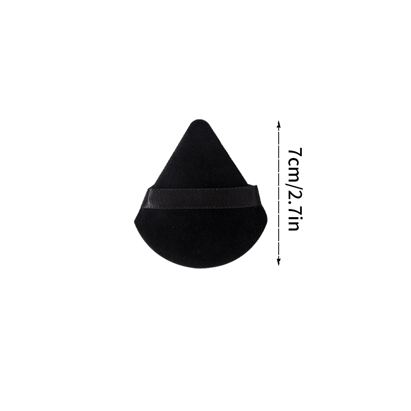 30 SZT. Puszek do pudru do makijażu, nieprzywierający, do pudru suchego i mokrego, dwufunkcyjny, trójkątny puszek do pudru, narzędzie do makijażu twarzy.