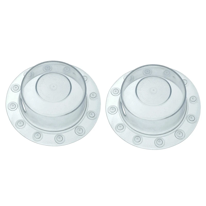 2X Bathtub Overflow Drain Cover Suction Cup Seal Bathtub Stopper For Deeper Bath For Bathroom Overflow Drains