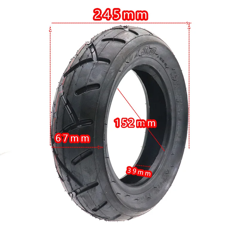 High Performance 10x3.0 Inner Outer Tire 10*3.0 Tube Tyre For  KUGOO M4 PRO Electric Scooter Go Karts ATV Quad Speedway