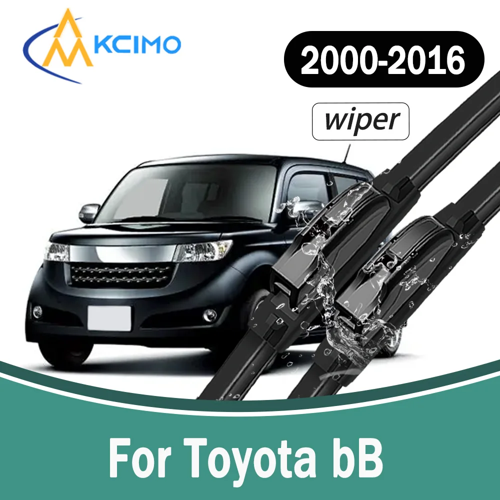 

All-Weather Front Windscreen Wiper Blades For Toyota bB 2000-2016 High Quality Car Windshield Replacement Part 2Pcs