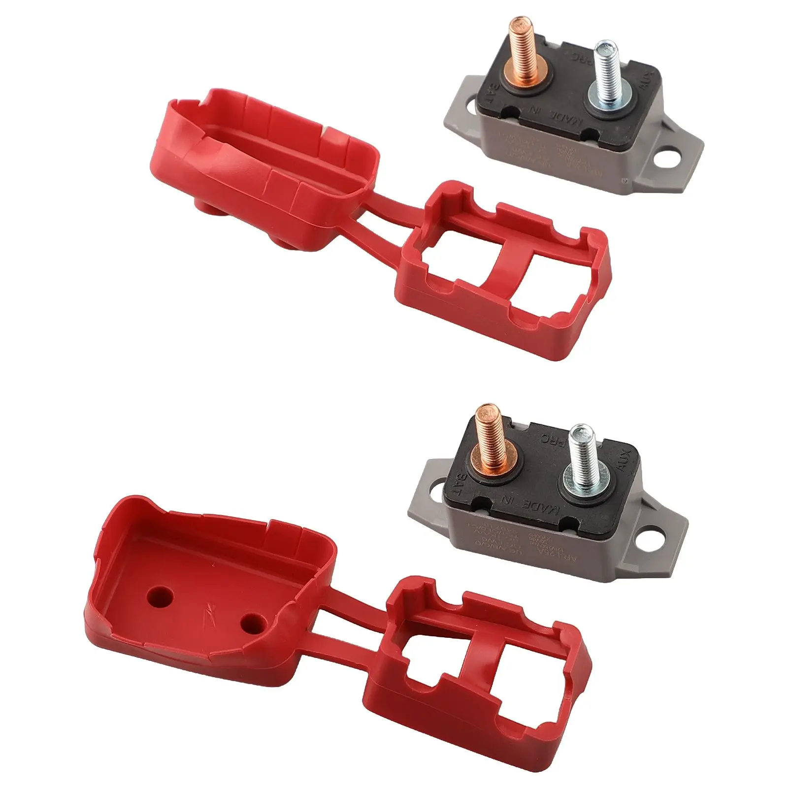 

Автоматические выключатели сброса (в комплекте из двух штук), предназначенные для защиты для зарядных устройств для тяжелых условий эксплуатации.