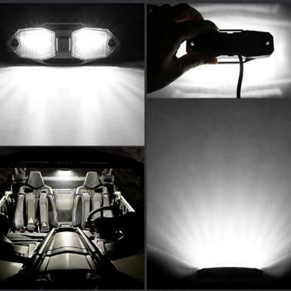 Practical LED Dome Light Dome Light 6000K SUV Tractor 1 Pc Rock Light 4WD 4X4 Roll Bar Mount Truck UTB Bus UTE